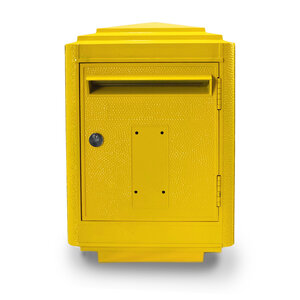 Boite aux lettres 1950 jaune
