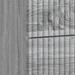 vidaXL Cabinet de chevet avec tiroir Sonoma gris 43 x 34 5 x 47 5 cm