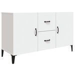 vidaXL Buffet blanc 100x36x60 cm bois d'ingénierie