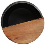 vidaXL Table basse 53x43 cm Bois de récupération massif