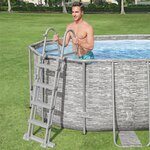 Bestway Ensemble de piscine Power Steel Swim Vista 549x274x122 cm