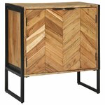 vidaXL Buffet Marron 70 x 35 x 75 cm Bois d'acacia massif