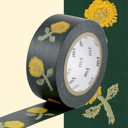 Masking Tape MT Mina 2 cm fleurs - skip