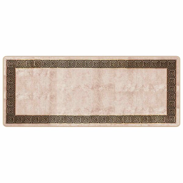 vidaXL Coureur de Tapis MARSA Noir 80 x 200 cm Polyester et PVC