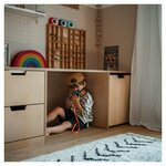 KIDYWOLF Talkie-walkie pour enfants BLEU - ROUGE