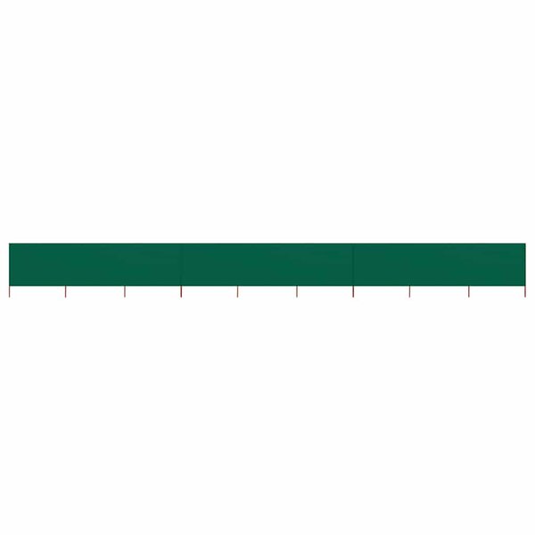 vidaXL Paravent 9 panneaux Tissu 1200 x 120 cm Vert