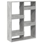 vidaXL Cloison de séparation gris béton 100x33x135cm bois d'ingénierie