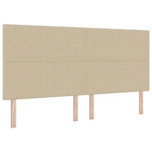 vidaXL Tête de lit Gris Vert Clair 200 cm Cuir synthétique