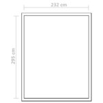 vidaXL Serre renforcée en aluminium avec cadre de base 7 55 m²