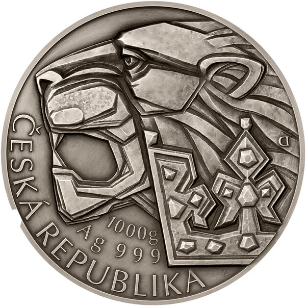 Monnaie CZECH LION 1 Kg Kilo Argent 80$ Niue 2026 (PRÉCOMMANDE)