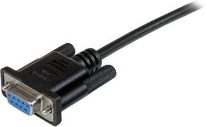 Startech.com câble null modem série db9 rs232 de 1m - cordon série db9 vers db9 - f/f - noir