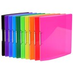 Classeur 2 Anneaux 15mm Iderama Pp Polypropylène 5/10e - A4 - Couleurs Assorties - X 20 - Exacompta