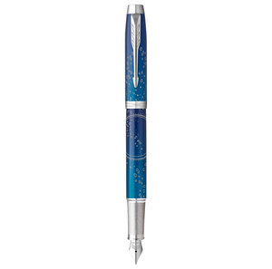 PARKER IM Premium Submerge Stylo plume Dégradé de bleu plume moyenne encre bleue Coffret cadeau