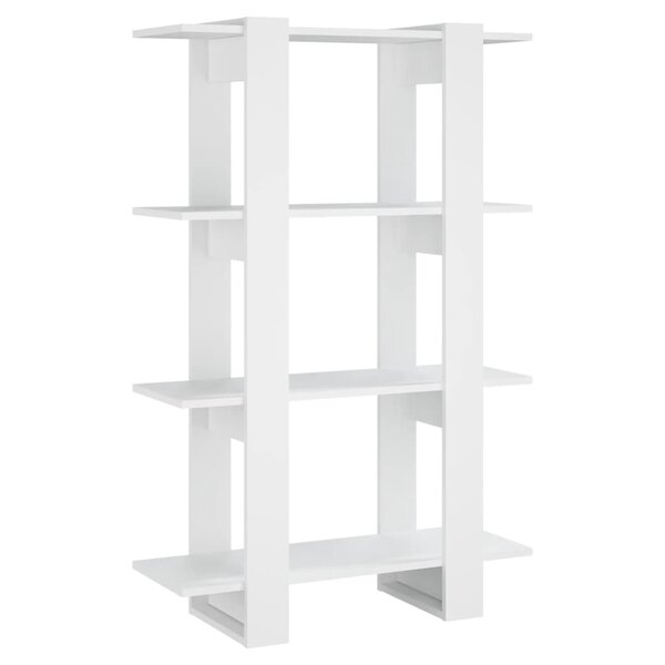 vidaXL Bibliothèque/Séparateur de pièce Blanc 80x30x123 5 cm