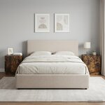 vidaXL Table de chevet 2 pc Chêne fumé 43 x 34 5 x 47 cm