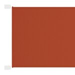vidaXL Auvent vertical Terre cuite 180x1000 cm Tissu oxford