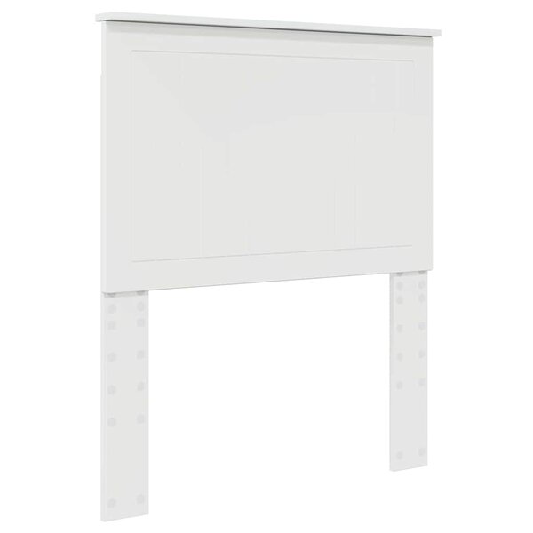 vidaXL Tête de lit Blanc Brillant 80 cm Bois d'ingénierie