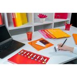 Chemise À Élastiques 3 Rabats Maxi Capacity Carte Lustrée Pelliculée 425gm2 Iderama A4 - Orange - X 25 - Exacompta