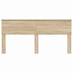 vidaXL Tête de lit Chêne Sonoma 180 cm Bois d'ingénierie
