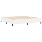 vidaXL Cadre de lit Crème 200 x 200 cm Tissu en velours côtelé