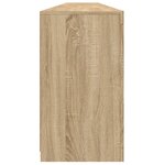 vidaXL Buffet avec lumières LED chêne sonoma 283x37x67 cm