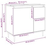 vidaXL Armoire de salle de bain chêne artisanal bois d'ingénierie