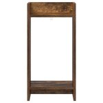 vidaXL Support de Plante 2 pièces Chêne fumé 30 x 30 x 60 cm