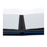 Classeur à bandes pour timbres 16 pages noires. Couleur - Bleu