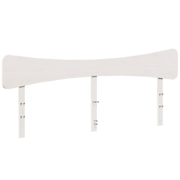 vidaXL Tête de lit blanc 200 cm bois massif de pin