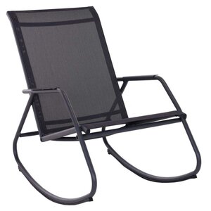 Rocking chair en acier epoxy noa