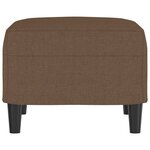 vidaXL Repose-pied Marron 60x50x41 cm Tissu