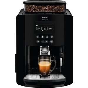 Krups ea817010 - machine expresso arabica essential - 1 7l - broyeur a grains 260g - 1450w - 15 bars - noir