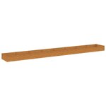 vidaXL Lit surélevé de jardin 770 x 100 x 36 cm acier corten