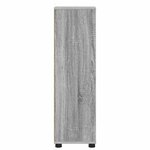 vidaXL Cabinet de salle de bain Gris Sonoma 30 5 x 30 x 101 cm