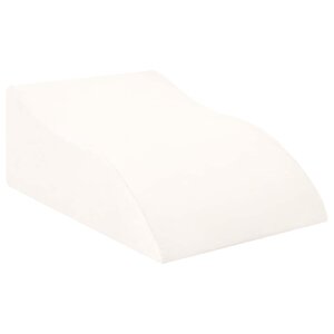 vidaXL Coussin pour jambes Blanc 68 x 41 x 24 cm