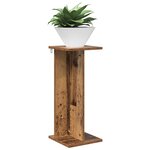 vidaXL Support de Plante Bois ancien 25 x 25 5 x 60 5 cm