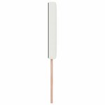 vidaXL Tête de lit avec tête de lit Crème 80 cm Tissu côtelé