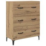 vidaXL Haut Armoire avec tiroir Chêne artisanal 69 5 x 34 x 180 cm