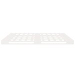 vidaXL Cadre de lit sans matelas blanc bois de pin massif