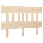 vidaXL Tête de lit 163 5x3x81 cm Bois massif de pin