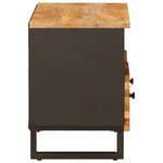 vidaXL Meuble TV Marron 70 x 33 x 46 cm Bois de mangue massif