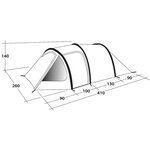Outwell tente earth 4 4 personnes bleu