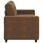Canapé amoureux vidaXL Marron 120 cm en simili cuir