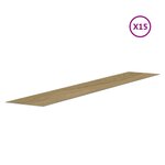 vidaXL Panneaux muraux Aspect bois Marron PVC 2 06 m²
