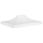 vidaXL Toit de tente de réception 4 5x3 m Blanc 270 g/m²