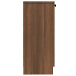 vidaXL Buffet Chêne marron 30x30x70 cm Bois d'ingénierie