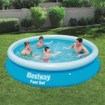Bestway piscine gonflable fast set rond 366 x 76 cm 57273