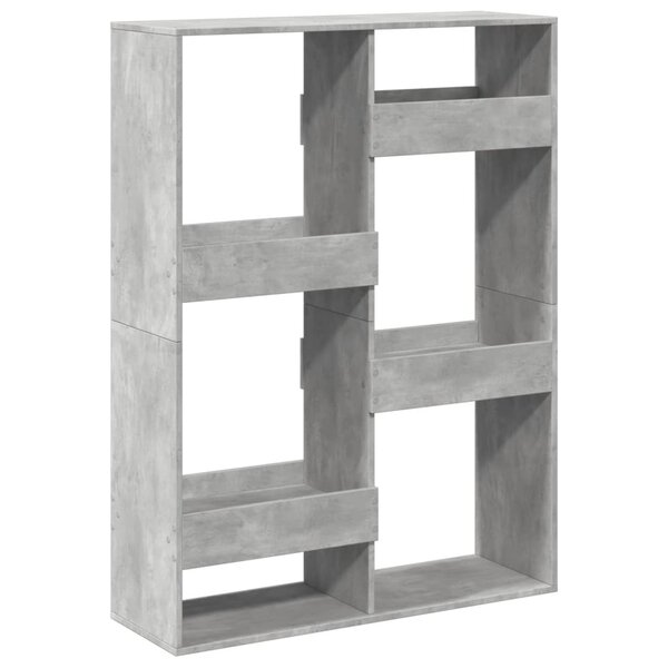 vidaXL Cloison de séparation gris béton 100x33x135cm bois d'ingénierie