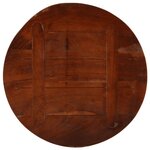 vidaXL Dessus de table Ø 70x2 5 cm rond bois massif de récupération