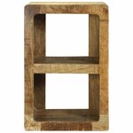 vidaXL Meuble TV Marron 36 x 30 x 54 cm Bois de manguier massif